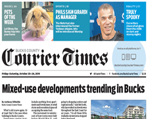Where is the Bucks County Courier Times located?